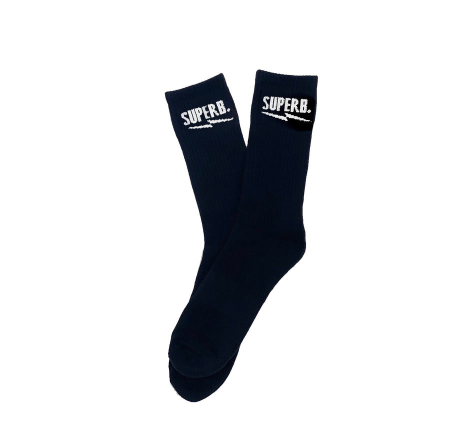 Superb Logo Socks - Black