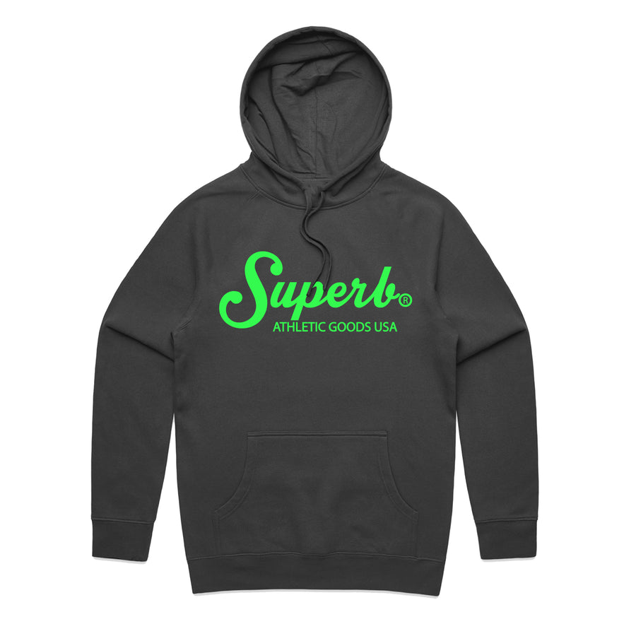 Superb Athletic Goods Hoodie - Charcoal/Green