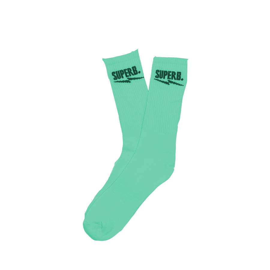 Superb Logo Socks - Avocado