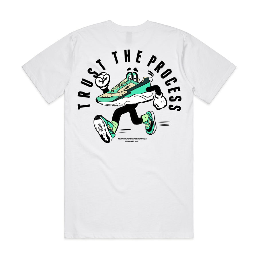 Trust The Process Tee - White