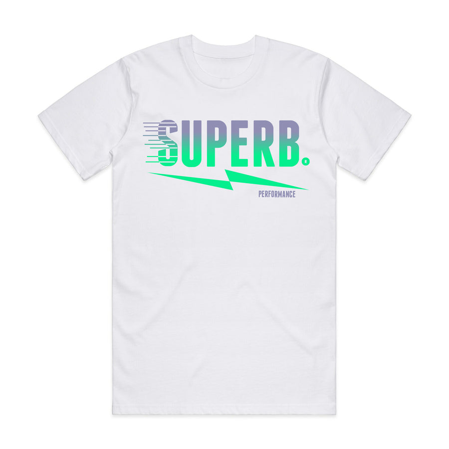 Superb Faded Tee - White